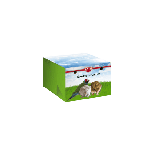 Kaytee Take Home Small Animal Carrier - Cardboard Pet Transport Box