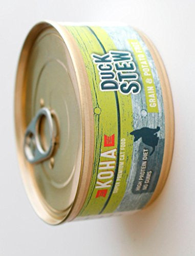 Koha Cat Duck Stew - 5.5 oz Can - Grain-Free, High-Protein Wet Food 811048021755