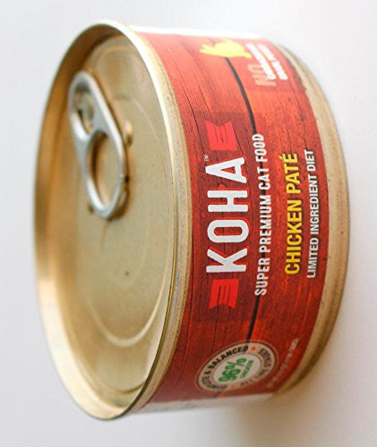 Koha Cat Grain Free LID Chicken Pate Wet Food, 5.5 oz Can