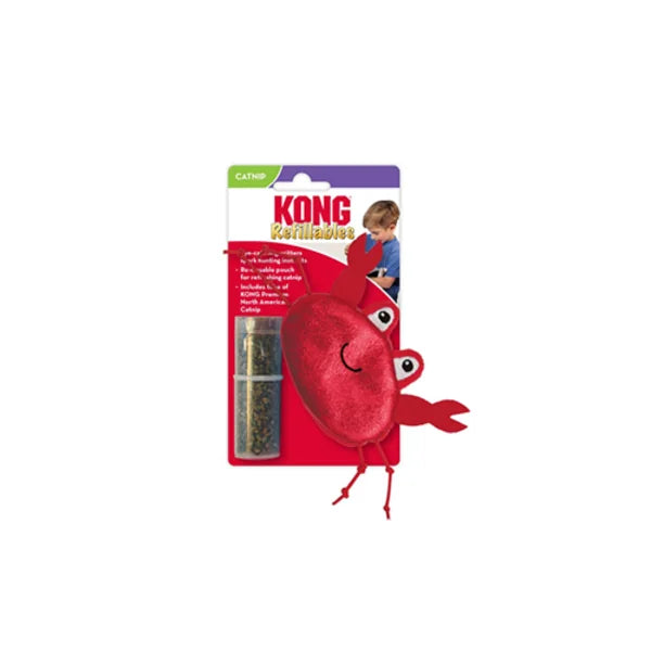 Kong Refillables Catnip Crab Cat Toy