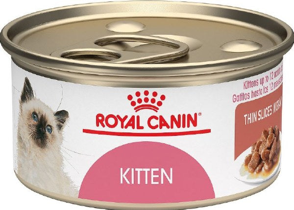 Royal Canin Kitten Instinctive Thin Slices in Gravy Wet Cat Food, 3 oz Can