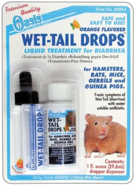 Kordon Oasis Wet Tail Drops - Small Animal Diarrhea Treatment - 1 oz