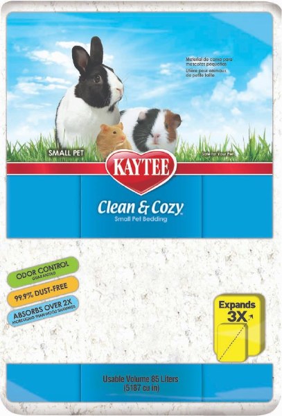 Kaytee Clean & Cozy White Small Animal Bedding - 85L / 1728 cu in