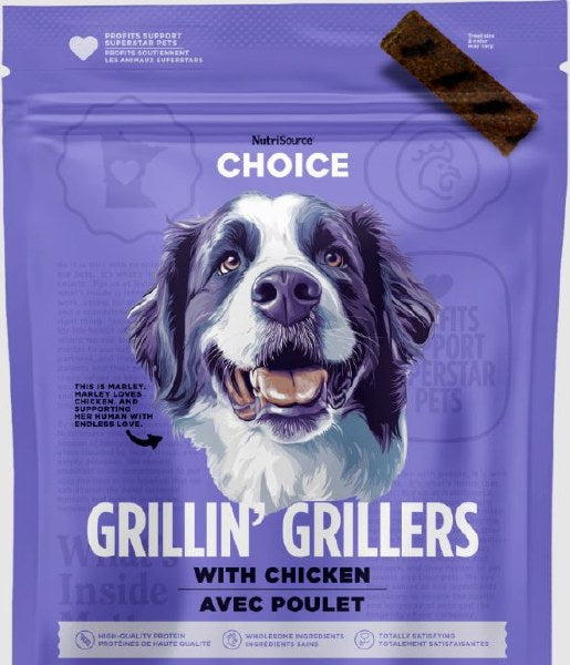 NutriSource Choice Grillin' Grillers Chicken Dog Treats - 32 oz
