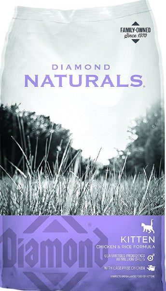 Diamond Naturals Kitten Formula Dry Cat Food - Chicken and Rice, 6 lb