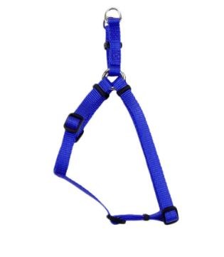 Coastal Comfort Wrap Adjustable Nylon Dog Harness - Blue - 12-18 inch