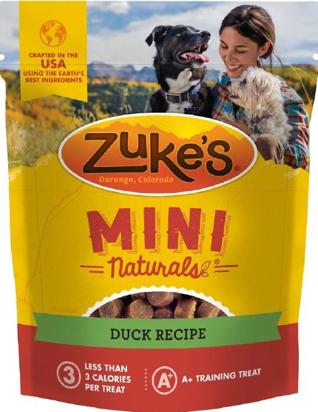 Zuke's Mini Naturals Duck Recipe Dog Treats - 6 oz Bag, Training Treats