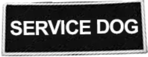 Boss Dog Service Dog Patch - Large Tactical Harness Velcro Patch