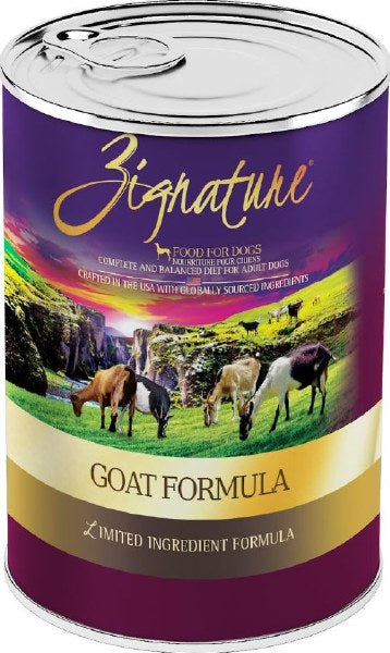 Zignature Goat Formula Limited Ingredient Canned Wet Dog Food, 13 oz Can