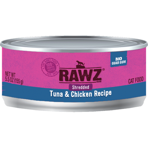 RAWZ Shredded Tuna & Chicken Wet Cat Food - 5.5 oz Can