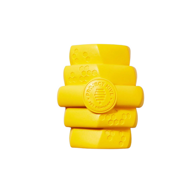 Project Hive Dog Toy - Small Hive Chew - Durable & Stuffable, Yellow