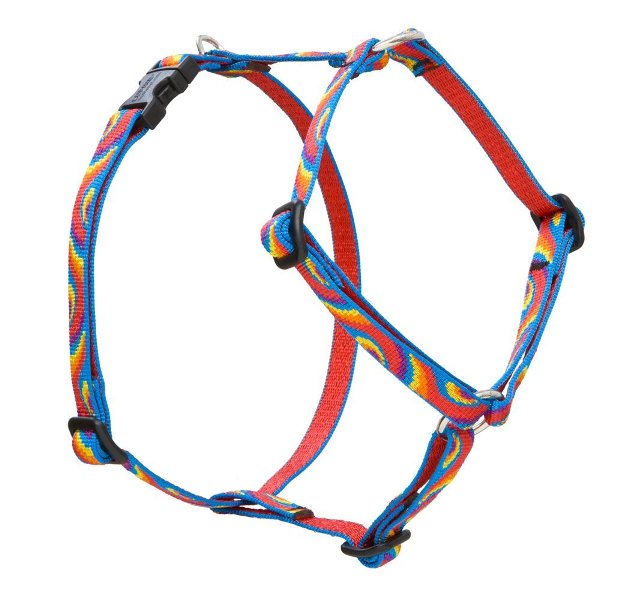 Lupine Lollipop Roman Harness for Small Dogs, 9 to 14-Inch