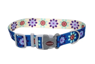 Coastal Sublime 18" Sublime Dog Collar 1" width FPU Blue ...