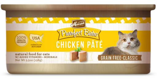 Merrick Purrfect Bistro Chicken Pate Grain-Free Wet Cat Food, 5.5 oz Can
