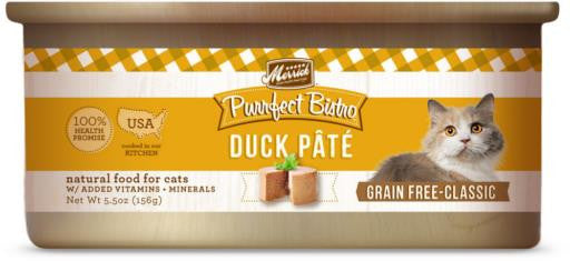 Merrick Purrfect Bistro Duck Pate Cat Food, 5.5 oz Can