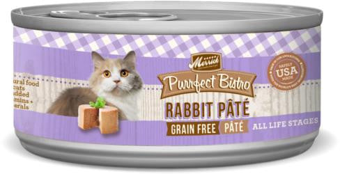 Merrick Purrfect Bistro Rabbit Pate Cat Food, 5.5 oz Can (Grain Free)