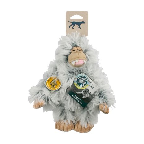 Tall Tails Mini Yeti Plush Squeaker Dog Toy - 8 inch, Soft & Durable