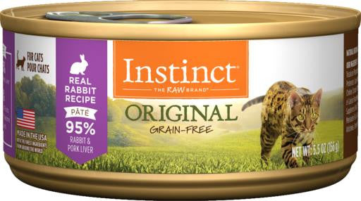 Instinct Original Grain-Free Real Rabbit Recipe Wet Cat Food, 5.5 oz