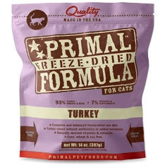 Primal Freeze-Dried Cat Food Nuggets - Turkey Formula, 5.5 oz