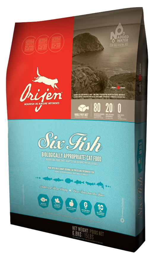 Orijen 6 Fish Cat And Kitten Food, 2.27 Kg
