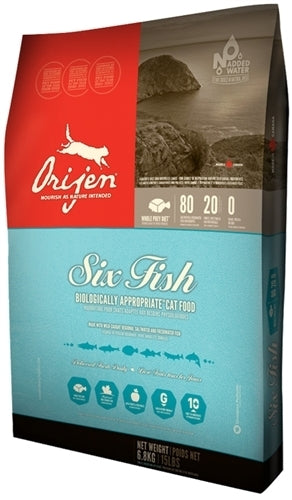 Orijen Cat 6 Fish 340g - Cats Grain Free Dry Food