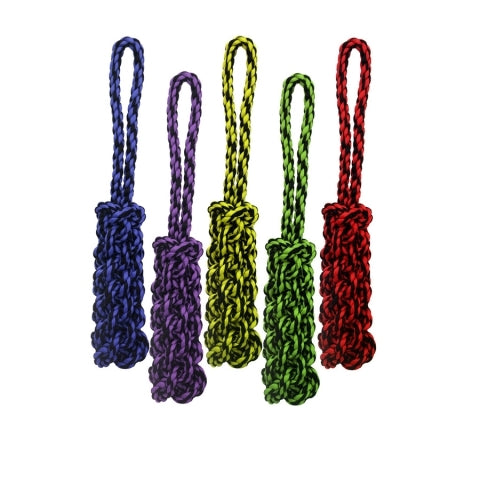 MultiPet Nuts for Knots Rope Tug with Braided Stick Dog T...