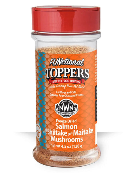 Northwest Naturals Salmon with Shiitake & Maitake Mushrooms Functional Topper - 4.5oz - Dog & Cat Food Topping