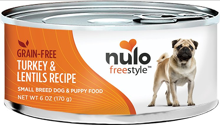 Nulo Freestyle Grain-Free Turkey & Lentils Small Breed Puppy Canned Dog Food, 6 oz