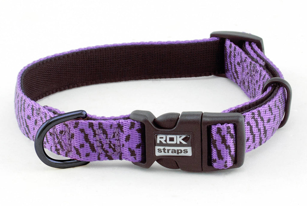 Rok Straps ROK 10630 Safety Collar Strap - Small, Purple & Black