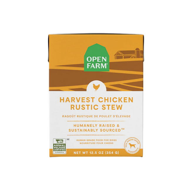 Open Farm Harvest Chicken Rustic Stew Wet Dog Food, Grain-Free, 12.5 oz
