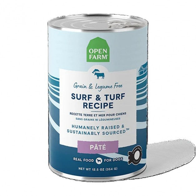 Open Farm Surf & Turf Pâté Grain-Free Wet Dog Food, 12.5 oz Can