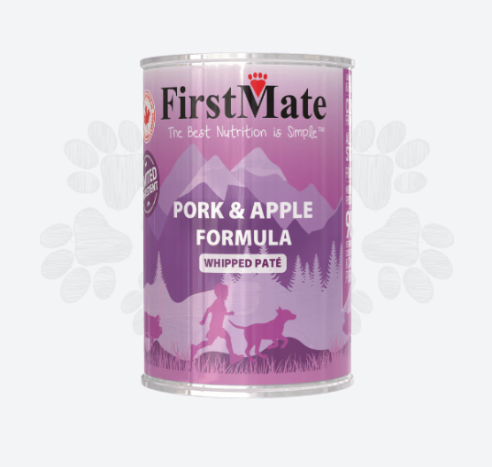 FirstMate Limited Ingredient Pork & Apple Dog Food - 12.2oz Can - Grain-Free Formula