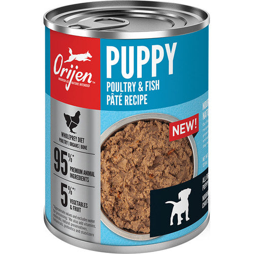 Orijen Puppy Poultry & Fish Pâté Grain-Free Wet Dog Food, 12.8 oz