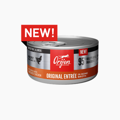 ORIJEN Original Entrée Wet Cat Food 3oz Can - High Protein, Grain-Free Pâté