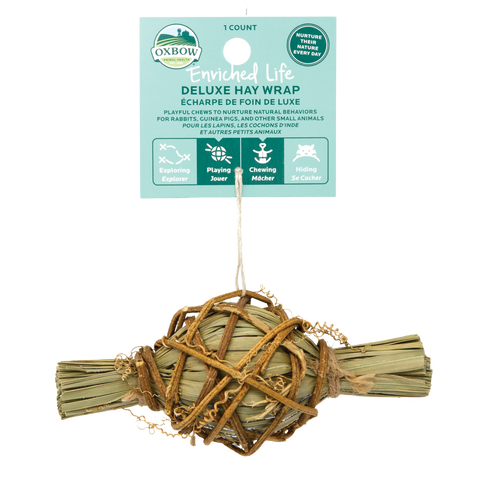 Oxbow Enriched Life Deluxe Hay Wrap Small Animal Toy