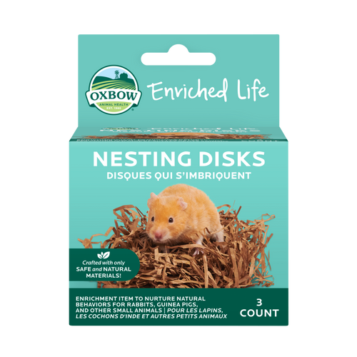 Oxbow Enriched Life Nesting Disks for Small Animals