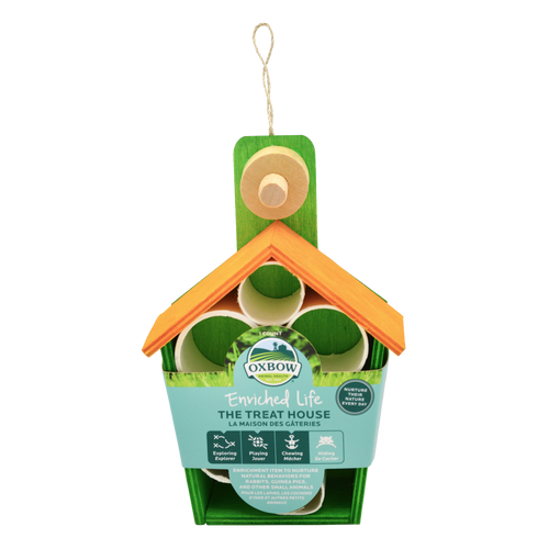 Oxbow Enriched Life The Treat House Small Animal Chew Toy Hideaway