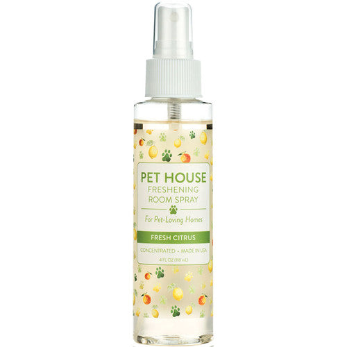 Pet House Fresh Citrus Room Spray - 4 oz Odor Eliminator