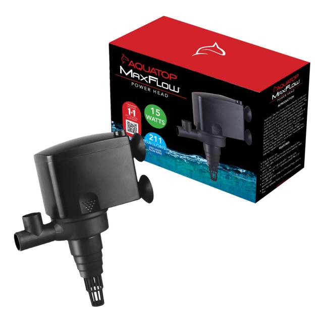 Aquatop MaxFlow PH16 Power Head - 343 GPH Aquarium Pump