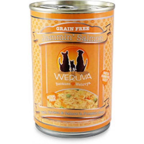 Weruva Jammin' Salmon Dog Food - Classic Grain-Free Wet Food, 14 oz Can