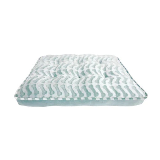 Arlee Ortholux Bella Orthopedic Dog Bed, Zig Zag Bone Mineral, 40x30x7
