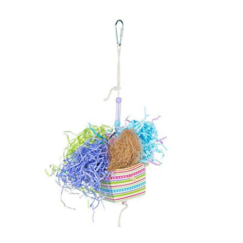 Prevue Pet Products Basket Banquet Bird Toy - Foraging & Preening Fun