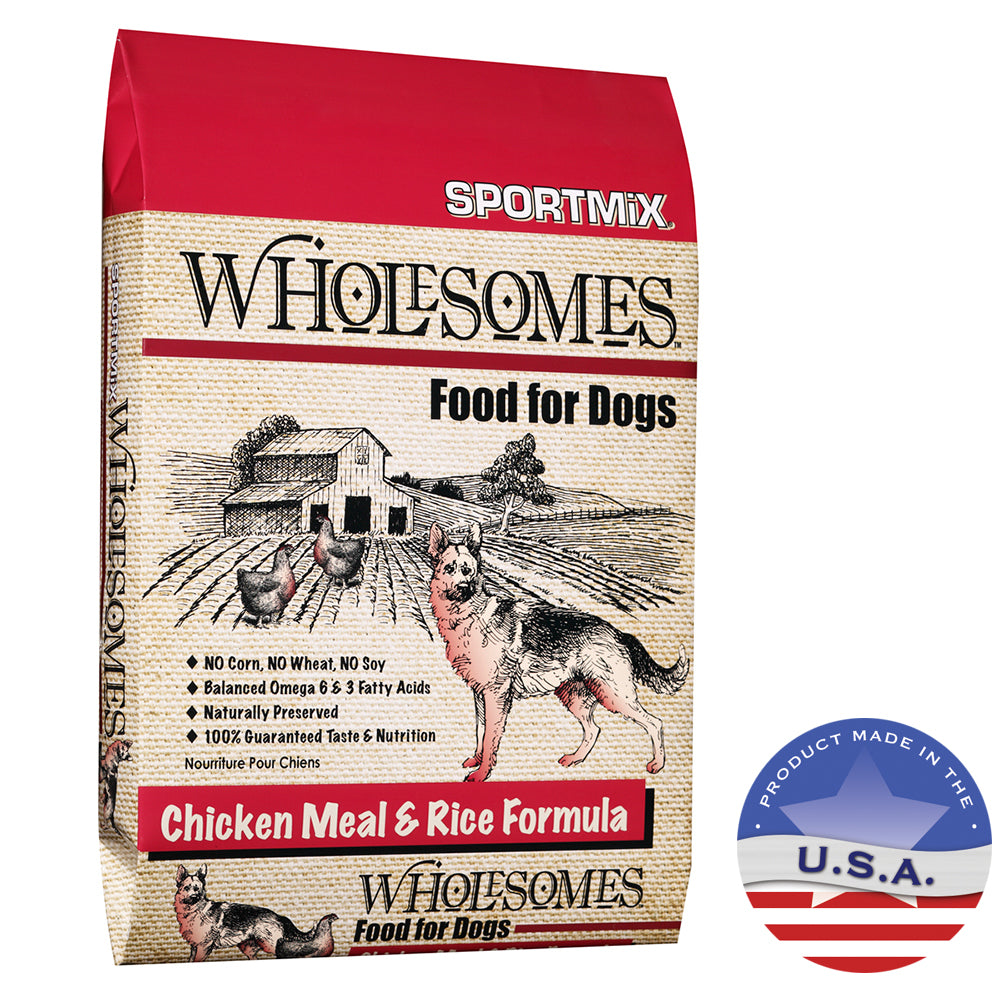 SportMix Wholesomes Chicken Meal & Rice Formula Dry Dog F...