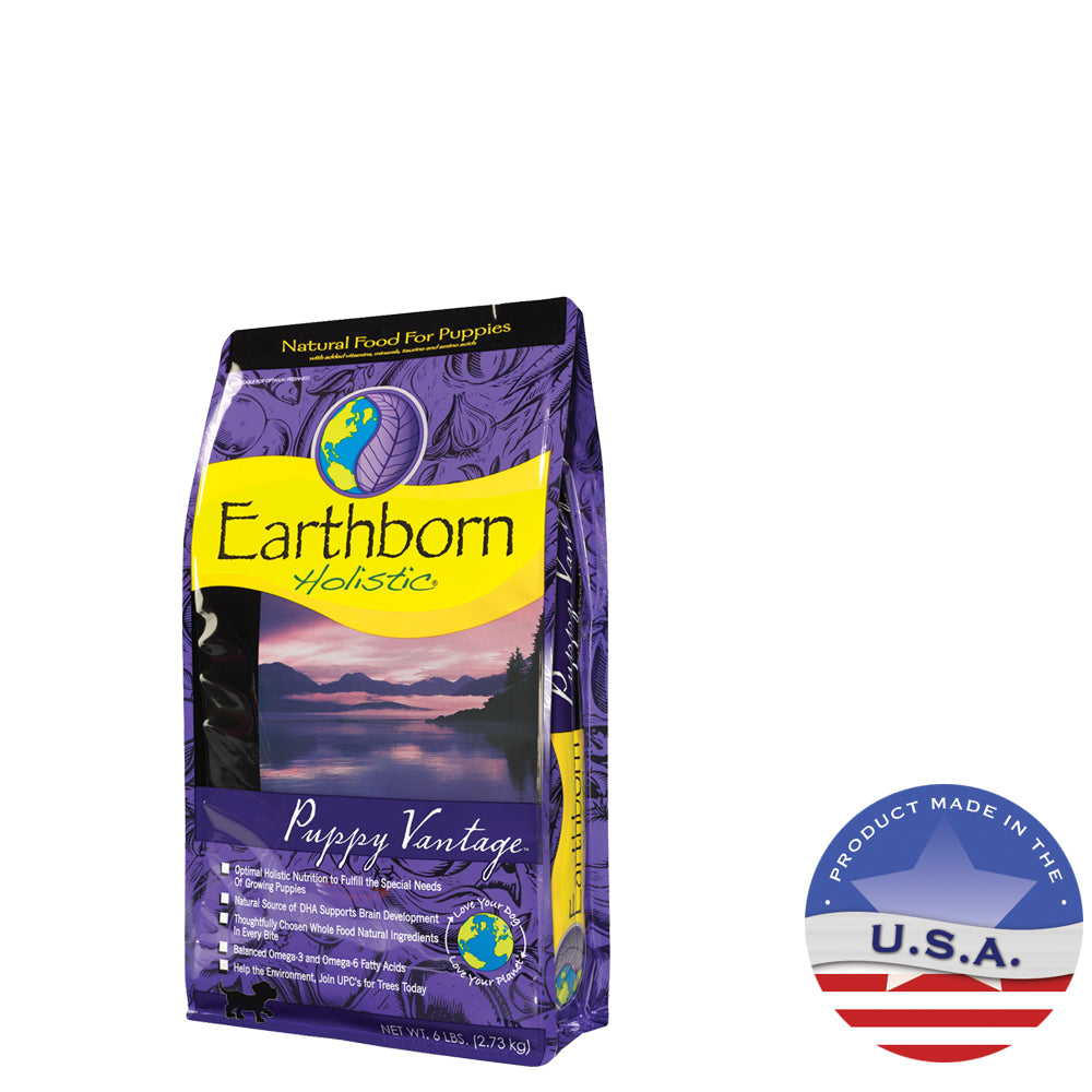 Earthborn Holistic Puppy Vantage - Grain Free Dry Dog Food - 5 lb Bag