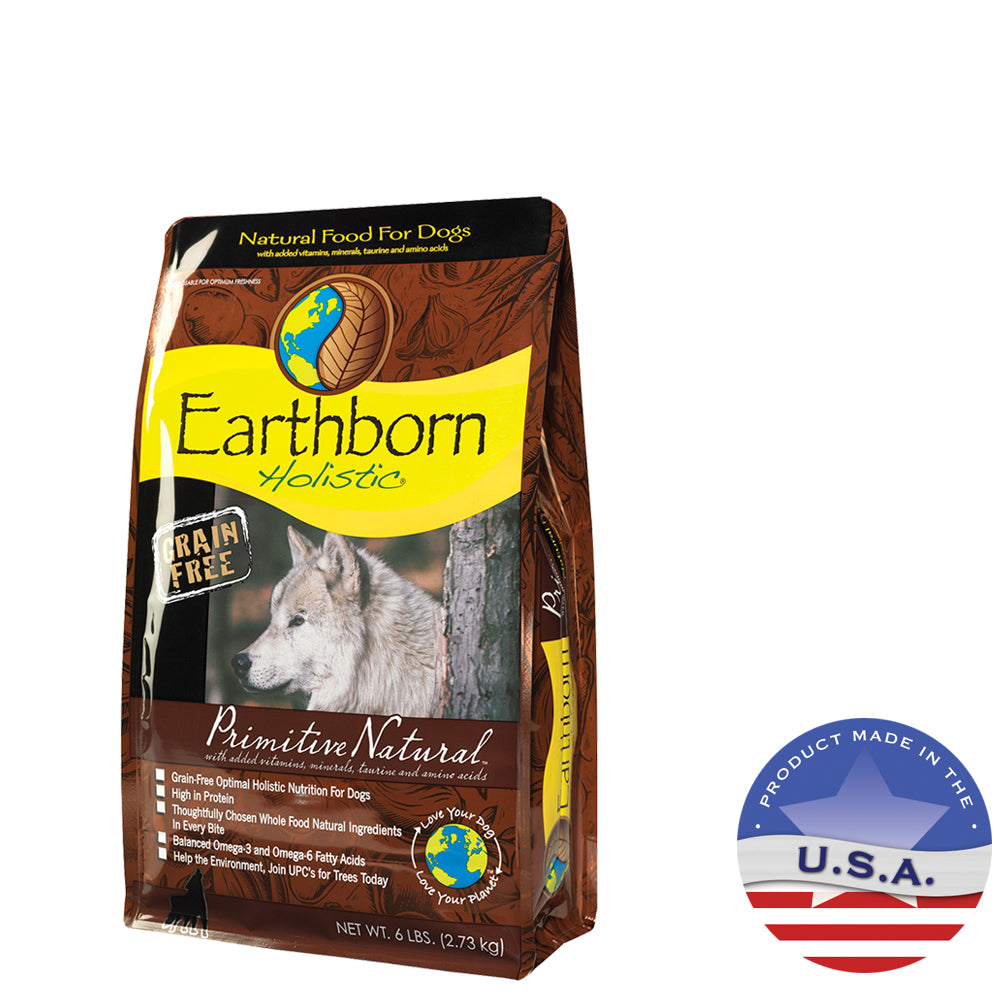 Earthborn Holistic Primitive Natural Grain Free Dry Dog Food 6 lb Bag
