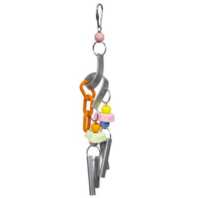 Prevue Pet Products Summer Breeze 62160 Bird Toy - Chime Time with Beads & Calcium
