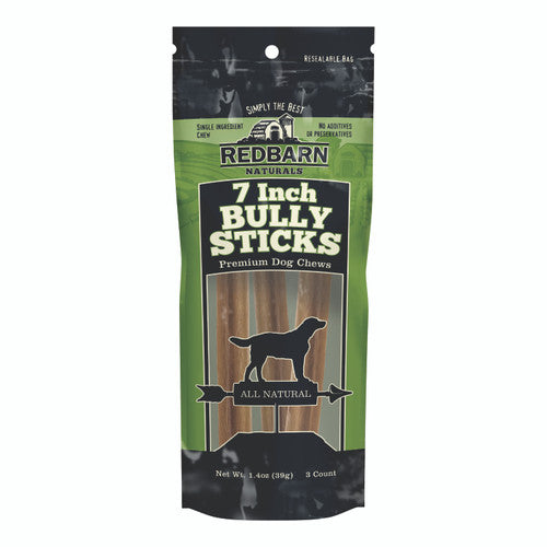 Redbarn Bully Sticks for Dogs, 7 Inch, 3 Count Pack