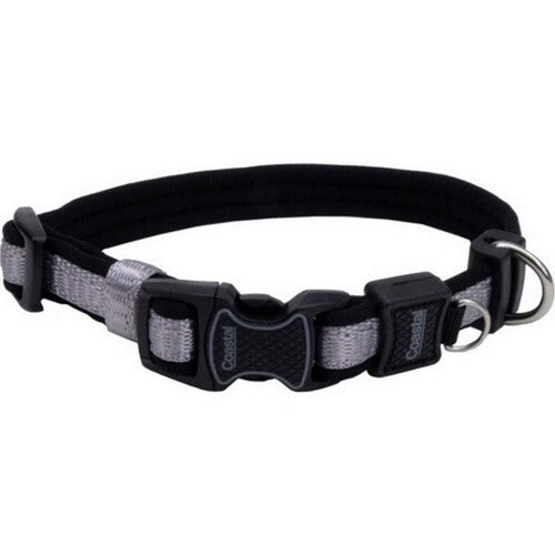 Coastal Pet Inspire Adjustable Dog Collar - Grey - 5/8" x 10-14" - Small