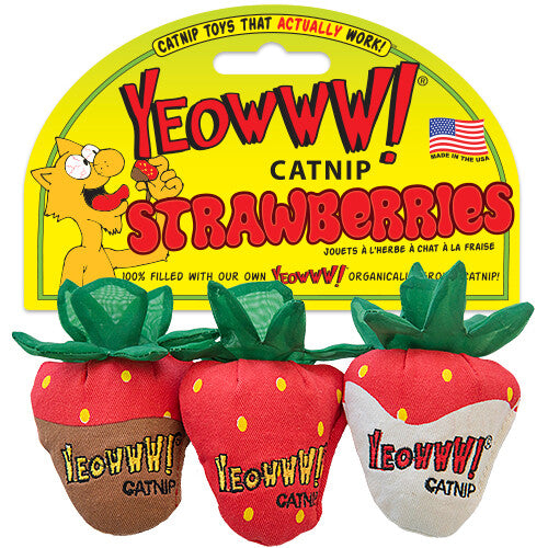 Yeowww! Strawberry White Chocolate Catnip Cat Toy