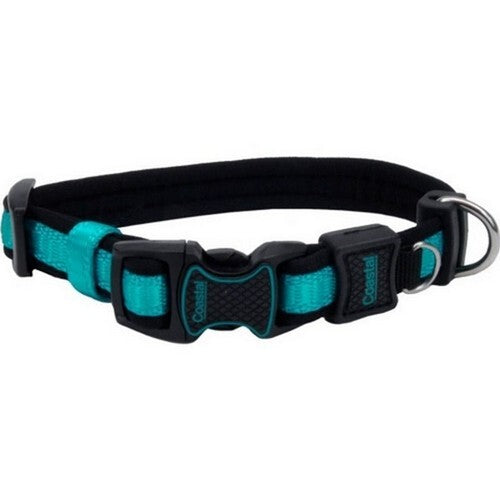 Coastal Pet Inspire Dog Collar - Aqua, Adjustable 5/8" x 8-12"